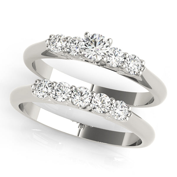 Round Single Row Prong Set Diamond Engagement Ring · 0.35 ct tw