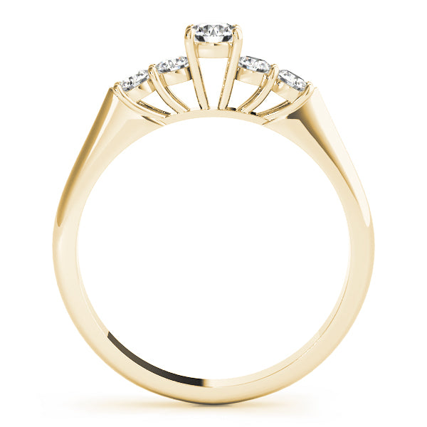 Round Single Row Prong Set Diamond Engagement Ring · 0.35 ct tw