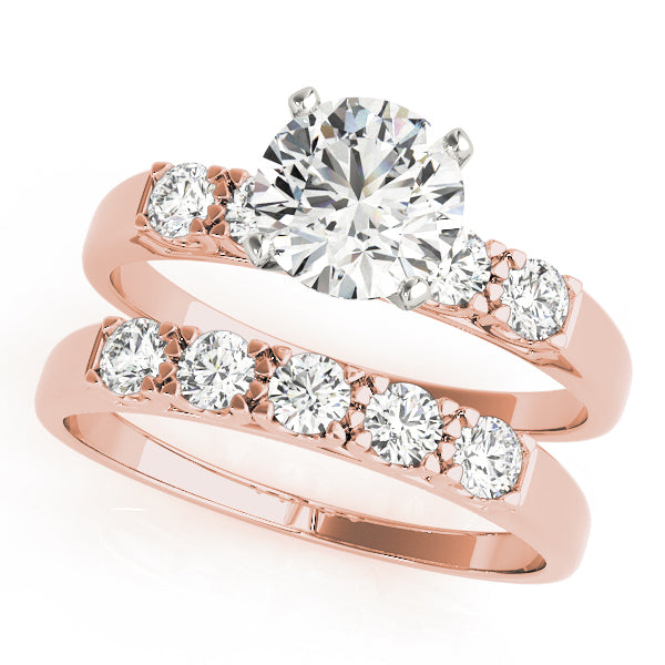 Single Row Prong Set Diamond Engagement Ring · 0.10 ct tw