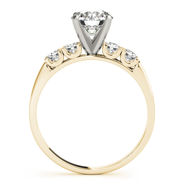 Single Row Prong Set Diamond Engagement Ring · 0.10 ct tw