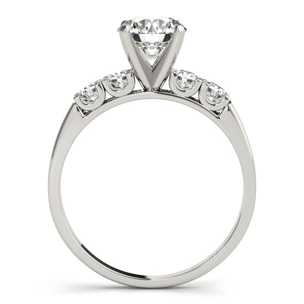 Single Row Prong Set Diamond Engagement Ring · 0.10 ct tw