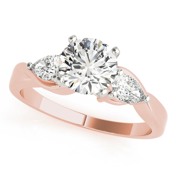 Pear Three-Stone Diamond Engagement Ring · 0.40 ct tw