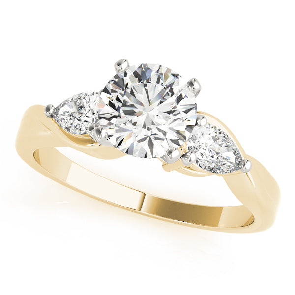 Pear Three-Stone Diamond Engagement Ring · 0.40 ct tw