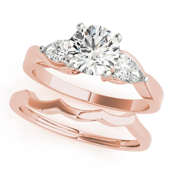 Pear Three-Stone Diamond Engagement Ring · 0.40 ct tw