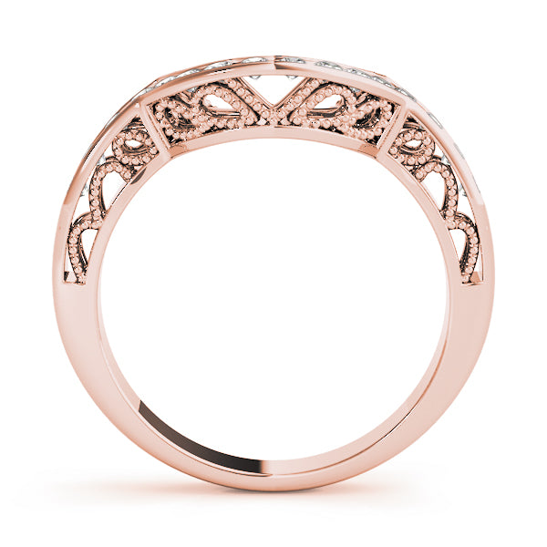 Curved Diamond Wedding Band · 0.16 ct tw