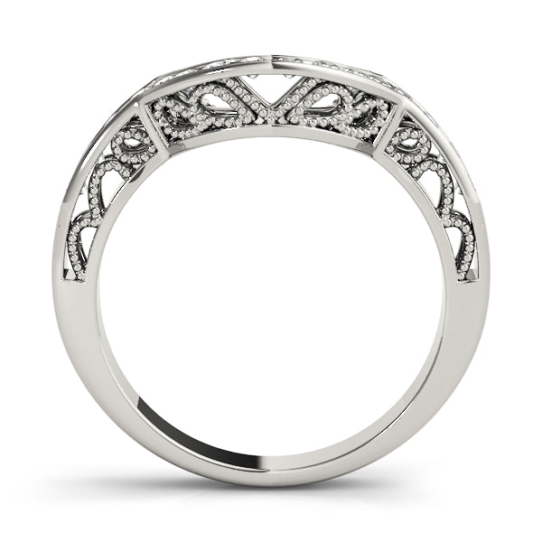 Curved Diamond Wedding Band · 0.16 ct tw