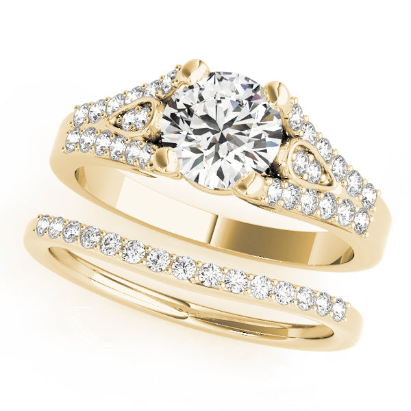 Round Multi-Row Diamond Engagement Ring · 1.26 ct tw