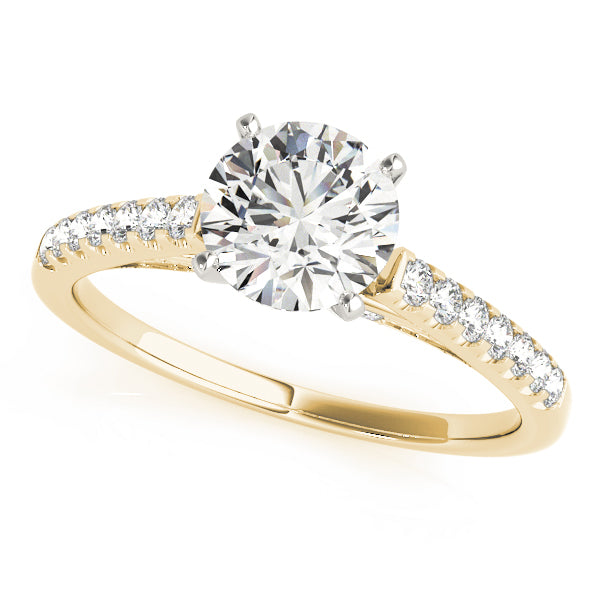 Single Row Prong Set Diamond Engagement Ring · 0.26 ct tw