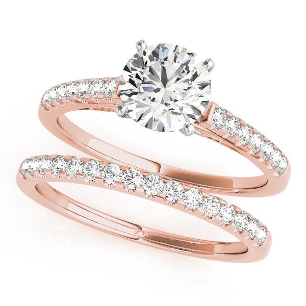 Single Row Prong Set Diamond Engagement Ring · 0.26 ct tw
