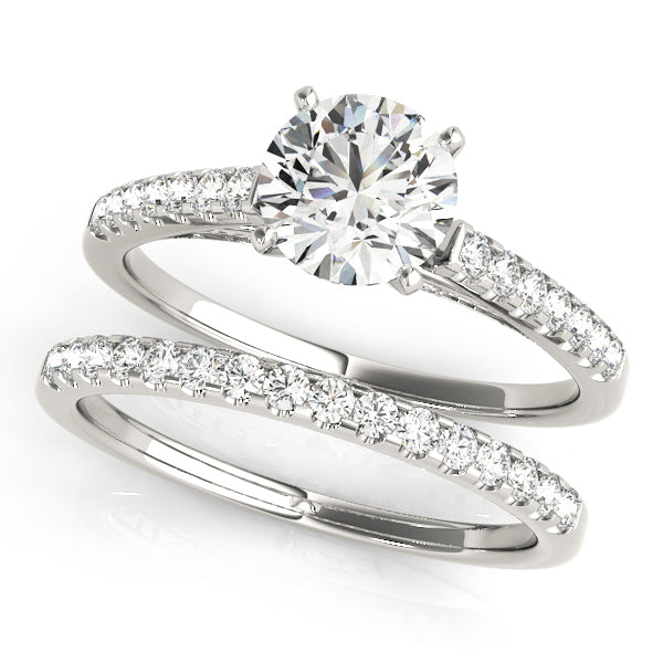 Single Row Prong Set Diamond Engagement Ring · 0.26 ct tw