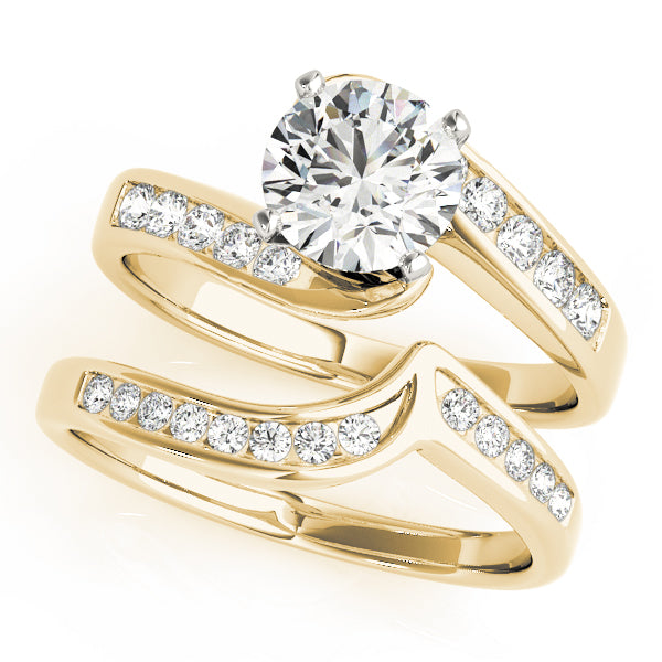 Bypass Diamond Engagement Ring · 0.21 ct tw