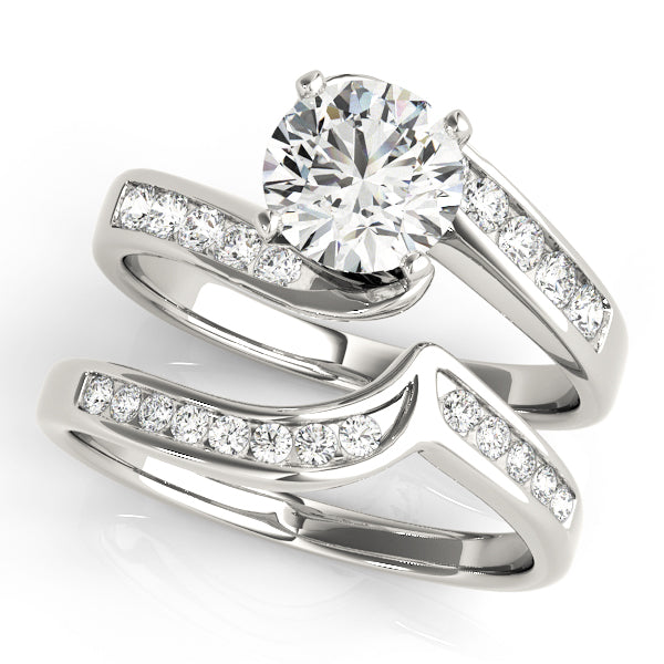 Bypass Diamond Engagement Ring · 0.21 ct tw