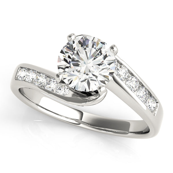 Bypass Diamond Engagement Ring · 0.21 ct tw