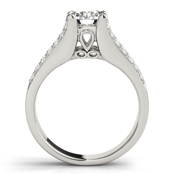 Round Multi-Row Diamond Engagement Ring · 1.28 ct tw