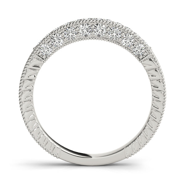 Pave Diamond Wedding Band · 0.28 ct tw