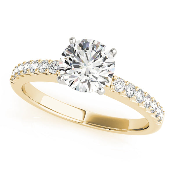 Single Row Prong Set Diamond Engagement Ring · 0.80 ct tw