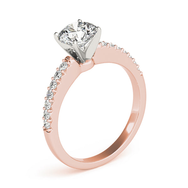 Single Row Prong Set Diamond Engagement Ring · 0.25 ct tw