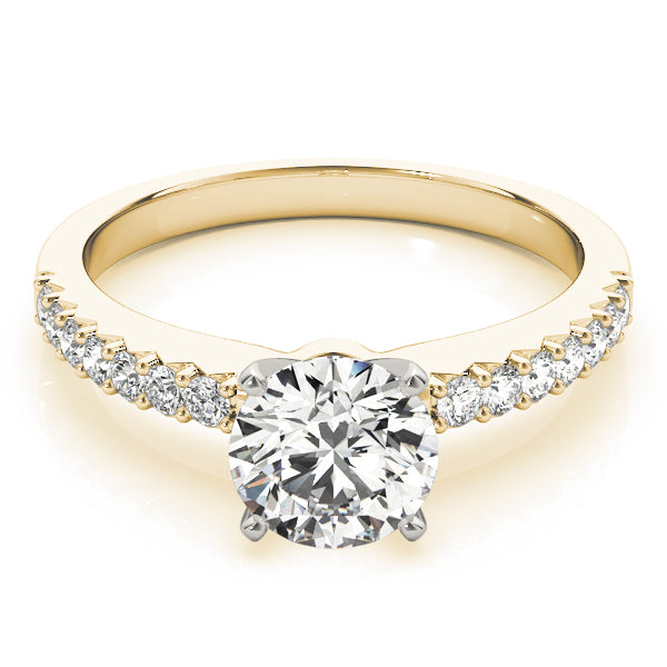 Single Row Prong Set Diamond Engagement Ring · 0.80 ct tw