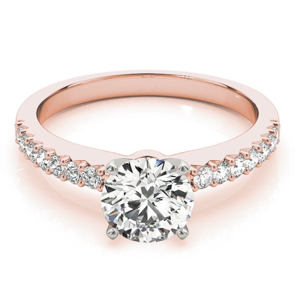 Single Row Prong Set Diamond Engagement Ring · 0.80 ct tw