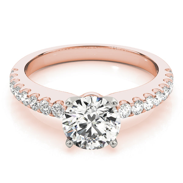 Single Row Prong Set Diamond Engagement Ring · 0.50 ct tw