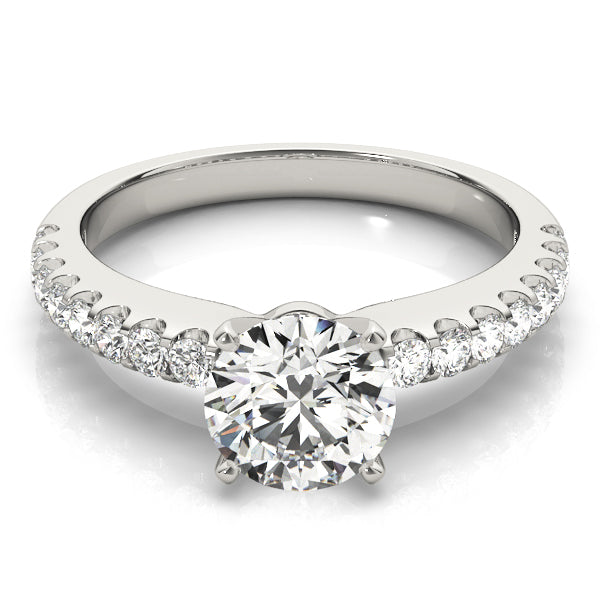 Single Row Prong Set Diamond Engagement Ring · 0.50 ct tw