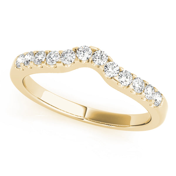 Curved Diamond Wedding Band · 0.33 ct tw