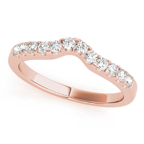 Curved Diamond Wedding Band · 0.33 ct tw