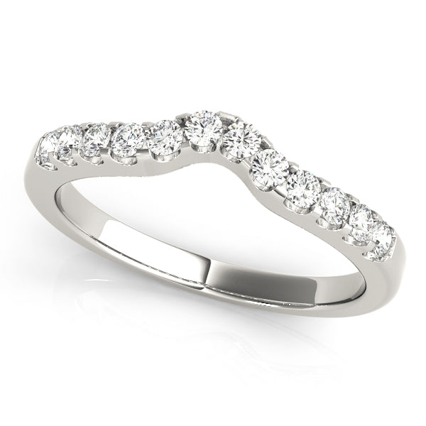 Curved Diamond Wedding Band · 0.33 ct tw