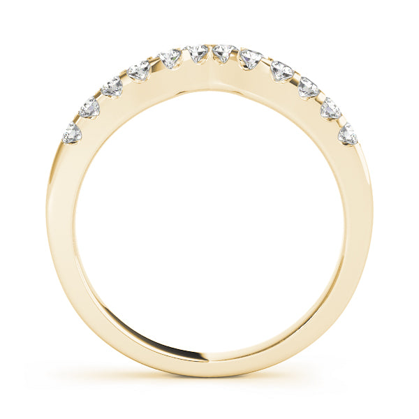 Curved Diamond Wedding Band · 0.33 ct tw