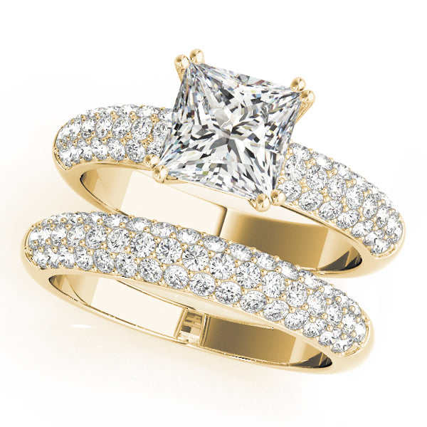Cushion Pave Diamond Engagement Ring · 2.44 ct tw