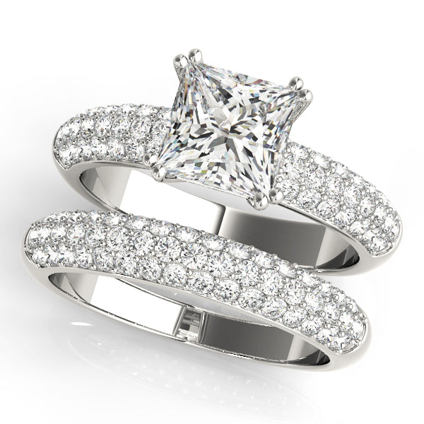 Cushion Pave Diamond Engagement Ring · 2.44 ct tw