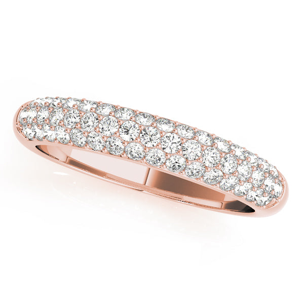 Pave Diamond Wedding Band · 0.49 ct tw