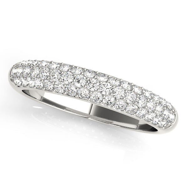 Pave Diamond Wedding Band · 0.49 ct tw