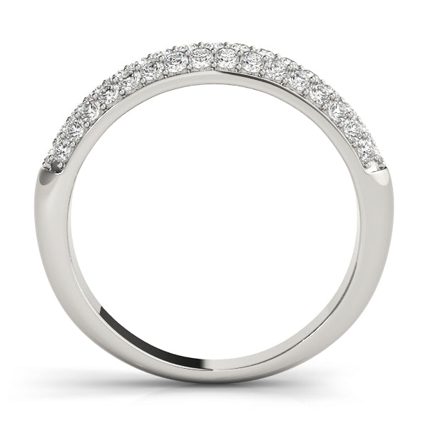 Pave Diamond Wedding Band · 0.49 ct tw