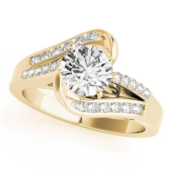 Round Bypass Diamond Engagement Ring · 1.28 ct tw