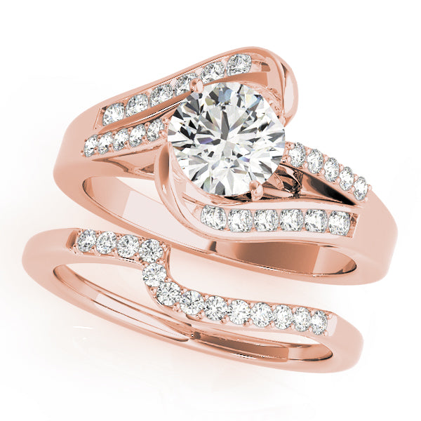 Round Bypass Diamond Engagement Ring · 1.28 ct tw