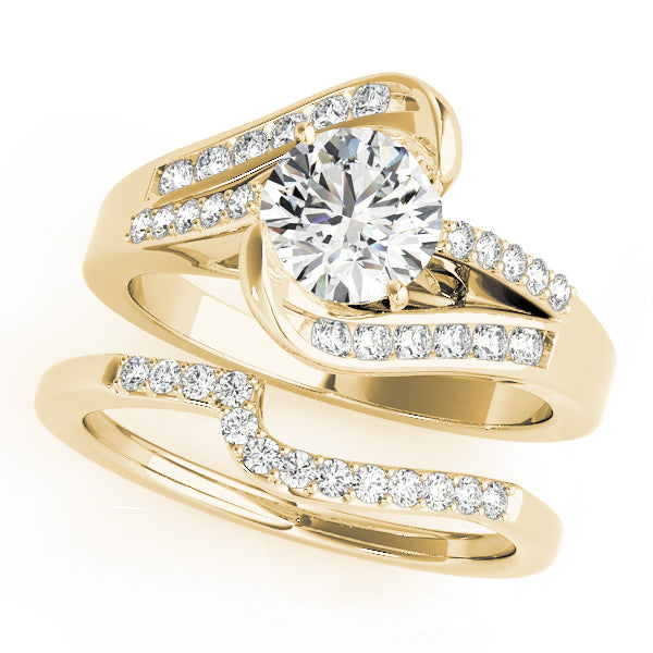 Round Bypass Diamond Engagement Ring · 1.28 ct tw