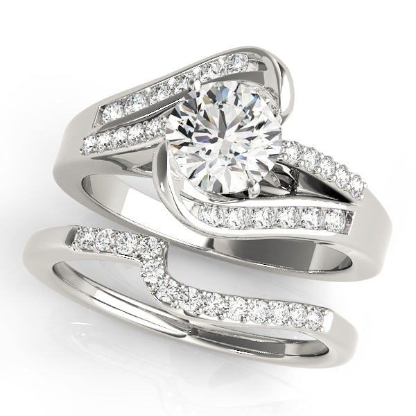 Round Bypass Diamond Engagement Ring · 1.28 ct tw