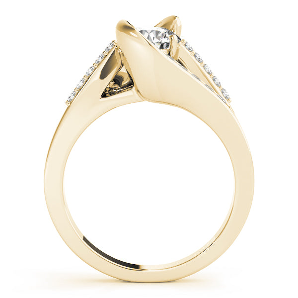 Round Bypass Diamond Engagement Ring · 1.28 ct tw