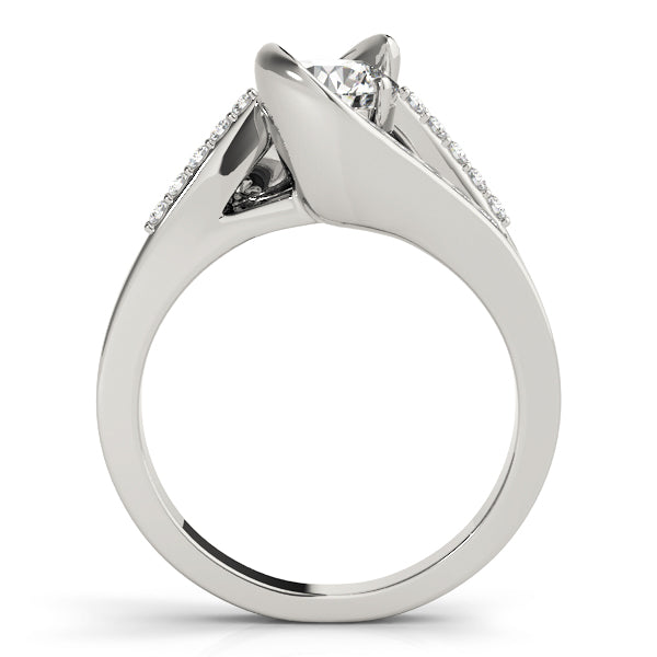 Round Bypass Diamond Engagement Ring · 1.28 ct tw