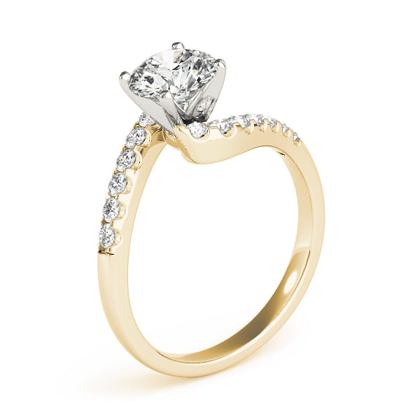 Bypass Diamond Engagement Ring · 0.28 ct tw