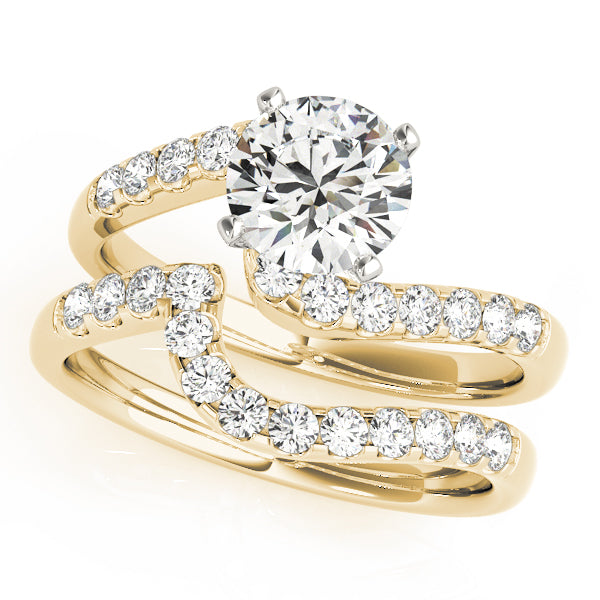 Bypass Diamond Engagement Ring · 0.28 ct tw