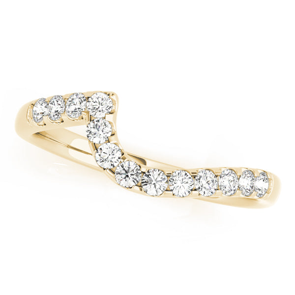 Curved Diamond Wedding Band · 0.72 ct tw
