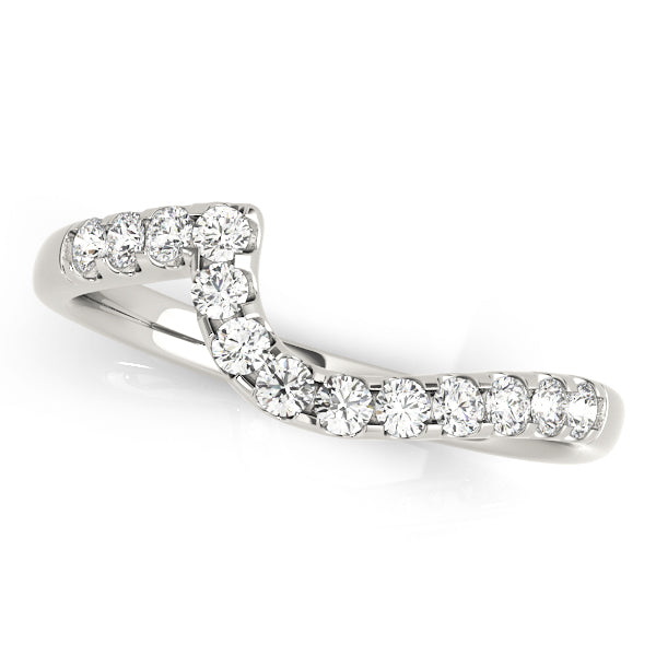 Curved Diamond Wedding Band · 0.72 ct tw