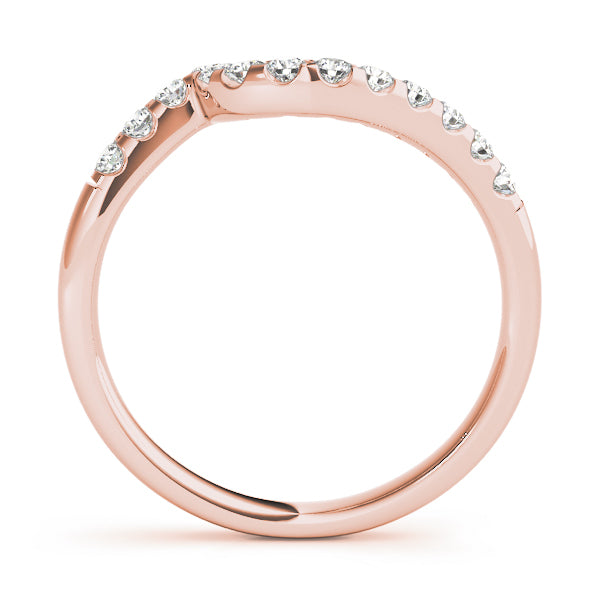 Curved Diamond Wedding Band · 0.72 ct tw