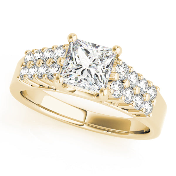 Pave Diamond Engagement Ring · 0.50 ct tw