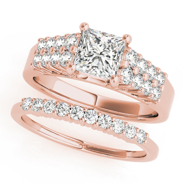 Pave Diamond Engagement Ring · 0.50 ct tw