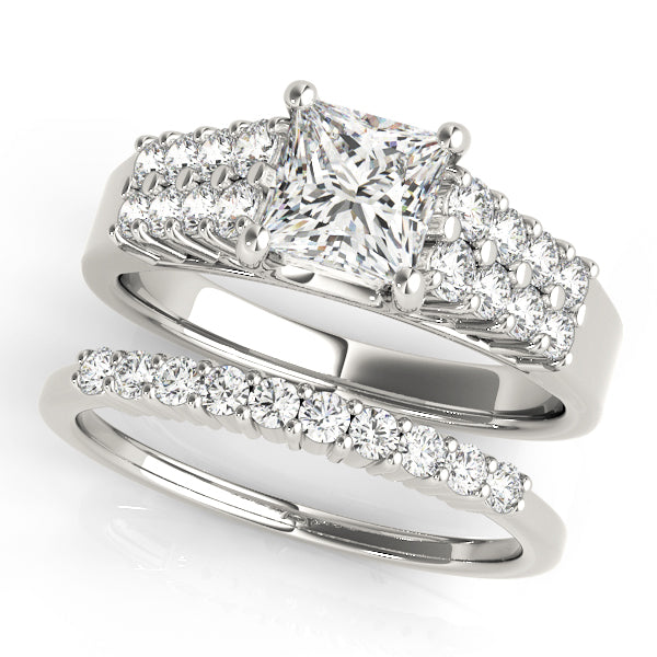 Pave Diamond Engagement Ring · 0.50 ct tw