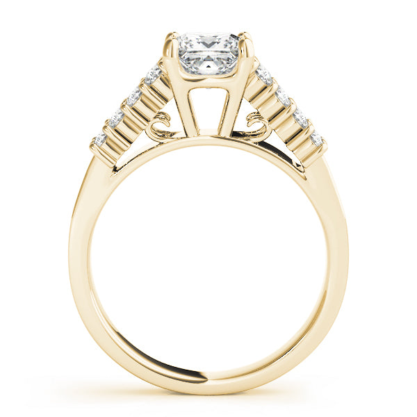 Pave Diamond Engagement Ring · 0.50 ct tw