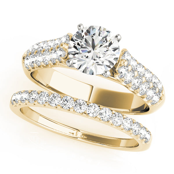 Pave Diamond Engagement Ring · 1.10 ct tw